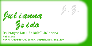 julianna zsido business card